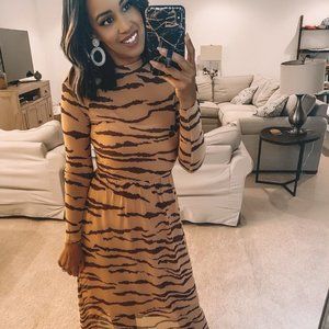 Mesh Tiger Dress M
